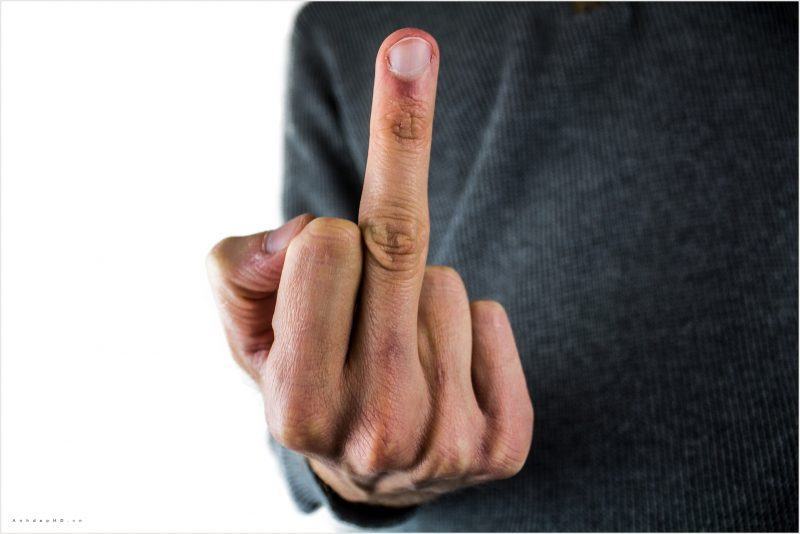 Middle finger image