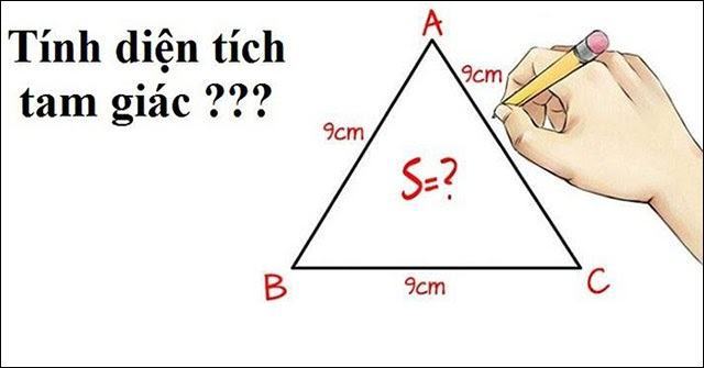 [Hướng dẫn] Cách tính diện tích tam giác thường – vuông – cân