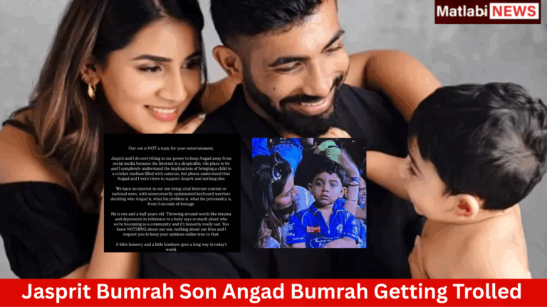 Jasprit Bumrah Son Angad Bumrah become the target of trolls 2025