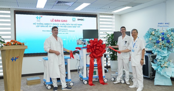 Lần đầu tiên tại Việt Nam có hệ thống lập bản đồ 3D giải phẫu tim