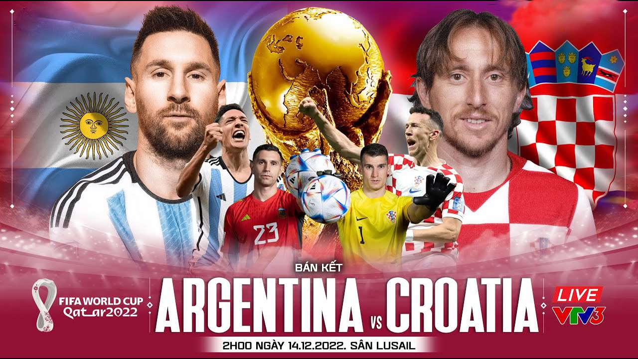 Link xem Trực tiếp Argentina vs Croatia