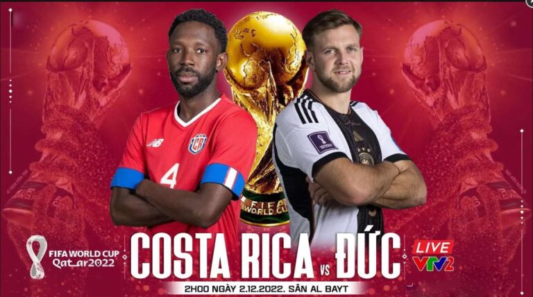 Link Xem Trực Tiếp Costa Rica vs Đức (Bảng E) 2/12/2022