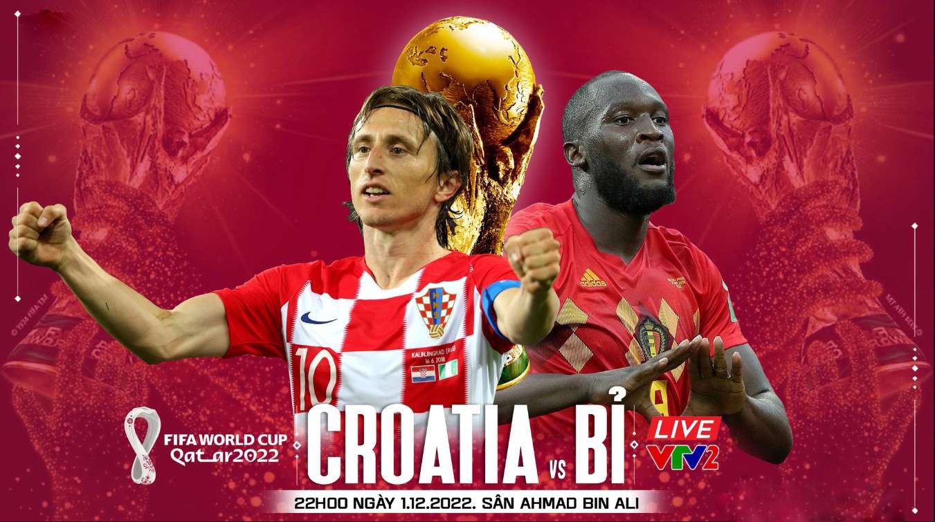 Link xem bóng đá Croatia vs Bỉ