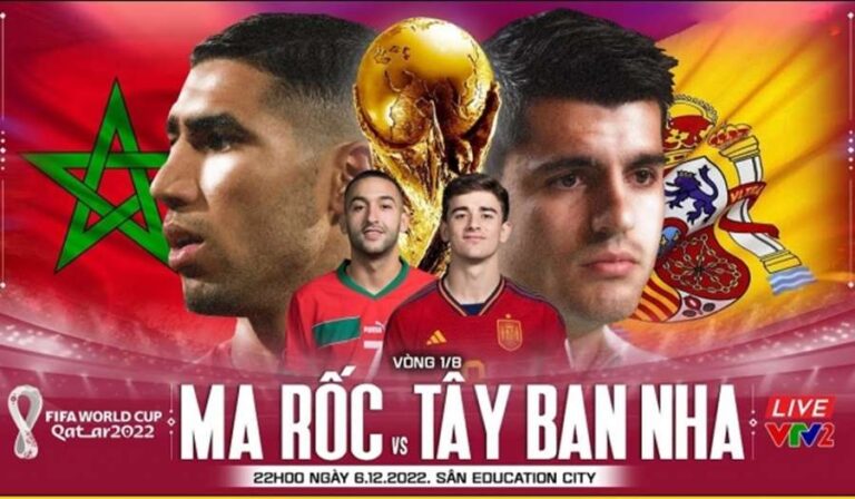 Link Xem Trực Tiếp Morocco vs Tây Ban Nha Vòng 1/8 (6/12/2022)