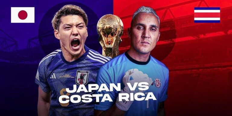 Link Xem Trực Tiếp Nhật Bản vs Costa Rica Bảng E (17h00, 27/11)