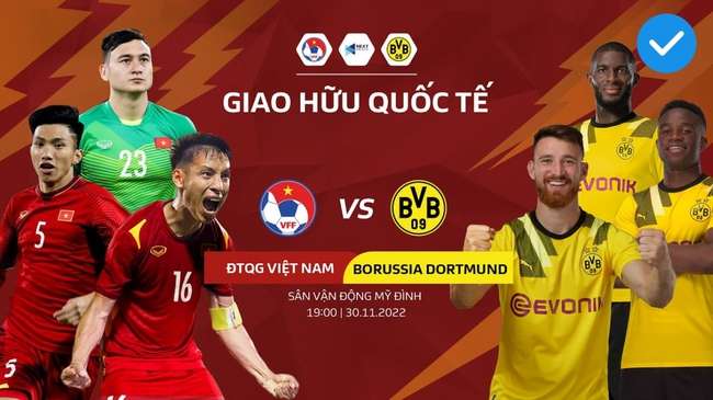 Link Xem Trực Tiếp Việt Nam vs Dortmund FULL(30/11/2022)