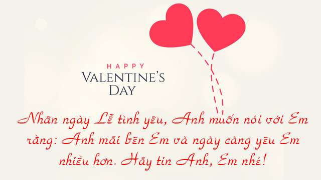 Lời chúc Valentine cho bạn gái, bạn trai, vợ bằng tiếng Anh, Trung, Nhật