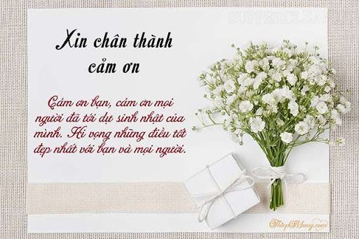 Những lời cảm ơn sinh nhật hay – hài hước – độc đáo & ý nghĩa nhất