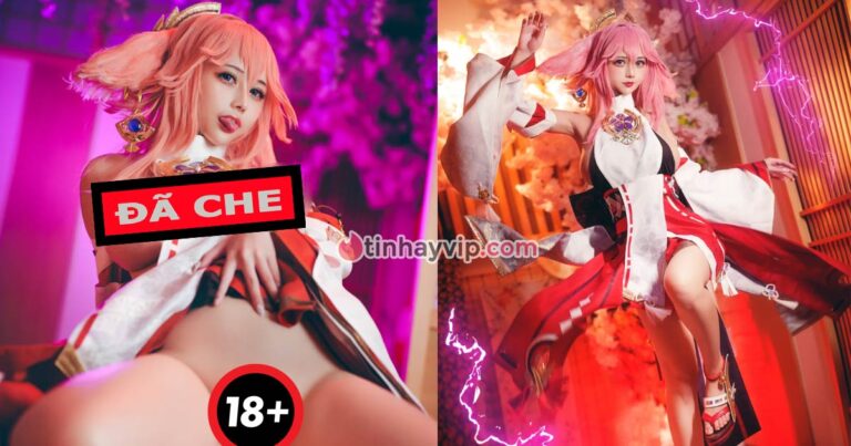 Okita Rinka cosplay Yae Miko Genshin Impact 18+