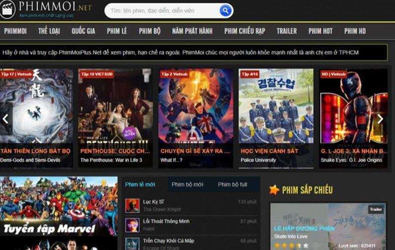 Website xem phim việt nam nhiều nhất