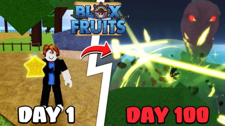 Sinh Tồn 100 Ngày Blox Fruit Cho Người Mới Chơi