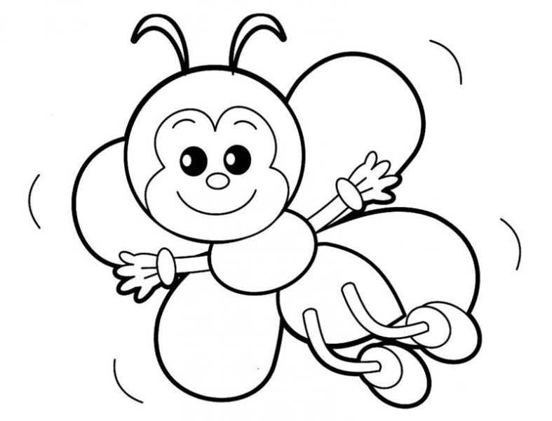 Một trang để vẽ những con ong đang bay