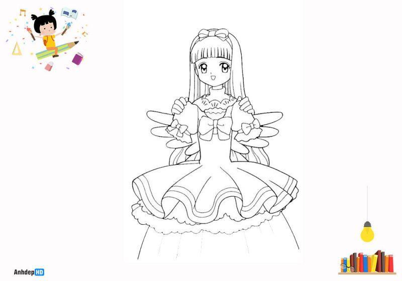 Truyển tập tranh tô màu “Thủ lĩnh thẻ bài – Cardcaptor Sakura” siêu dễ  thương – YeuTre.Net