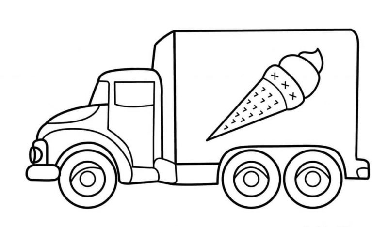 Dạy bé vẽ và tô màu Xe tải chở cá Truck car drawing and coloring for kids   YouTube