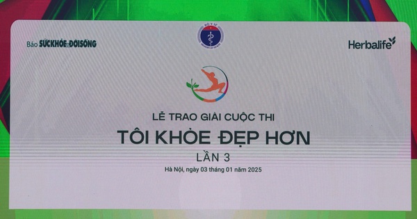 Trực tiếp Lễ trao giải TÔI KHỎE ĐẸP HƠN lần 3